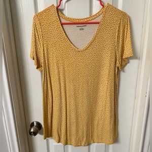 Yellow flower shirt